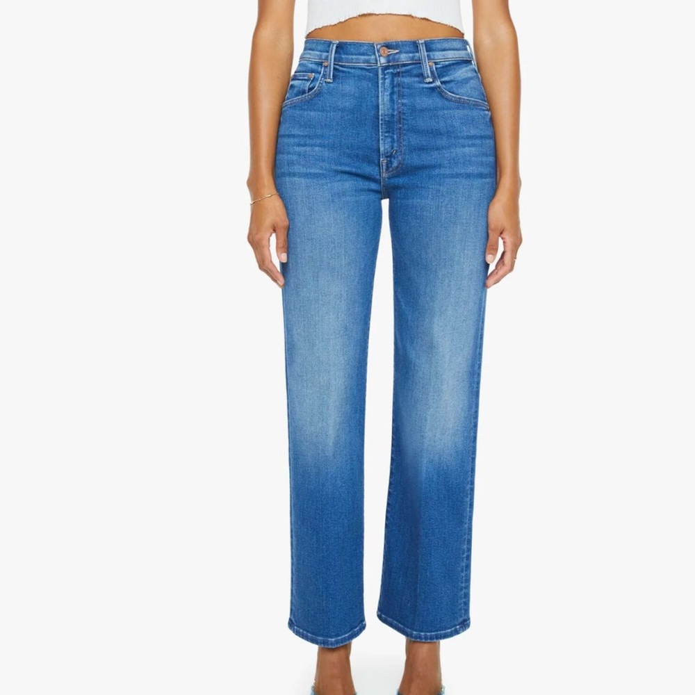 MOTHER Flare Jeans in Classic Blue